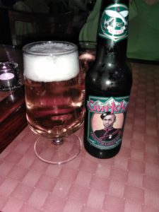 Gurkha beer and glass