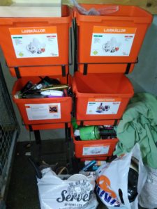Recycling in Sweden - Small trash