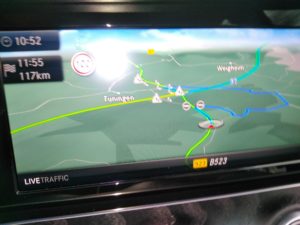 Mercedes E220 retarded GPS navigation